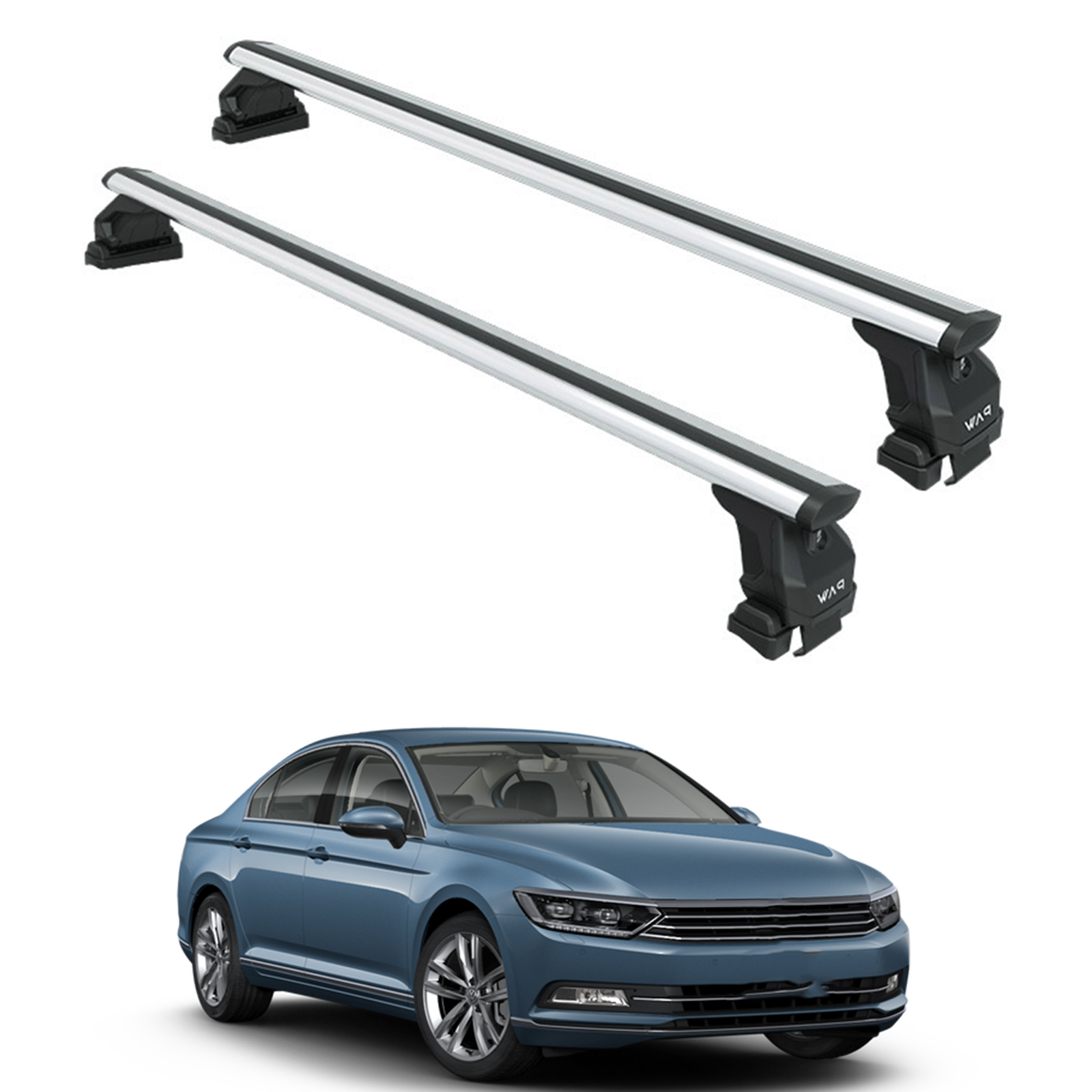 Volkswagen Passat Sedan B8 2015-2025 Oluksuz Üst Tavan Portbagaj Taşıyıcı Ara Atkısı Toros Serisi Pro 4 Gri
