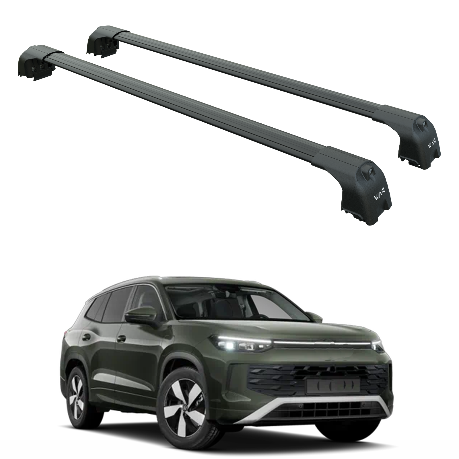 Volkswagen Tayron 2025-2026 Portbagaj Taşıyıcı Ara Atkisi - Ara Çubuk Paw Pro 2 Siyah