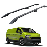 Volkswagen Transporter T7 Uzun Şase (2025-2026) Araç Üstü Alüminyum Tavan Yan Rayları Plus Serisi - Siyah