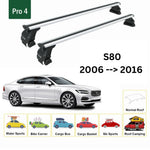 Volvo S90 2016-2025 Oluksuz Üst Tavan Portbagaj Taşıyıcı Ara Atkısı Toros Serisi Pro 4 Gri