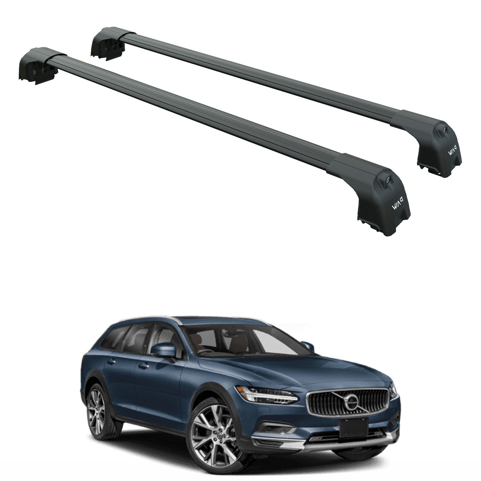 Volvo V90 2016-2025 Portbagaj Taşıyıcı Ara Atkisi - Ara Çubuk Paw Pro 2 Siyah