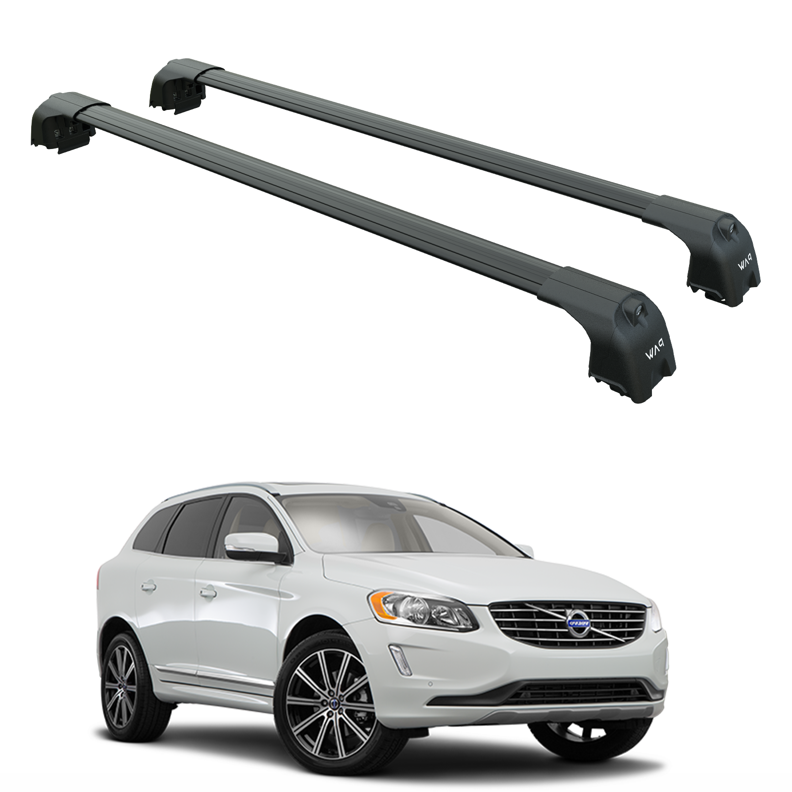 Volvo XC60 2008-2017 Portbagaj Taşıyıcı Ara Atkisi - Ara Çubuk Paw Pro 2 Siyah