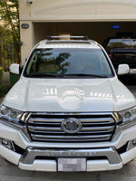 Toyota Land Cruiser 2010-2023 Roof Rack Cross Bar Metal Bracket Flush Rail Siyah