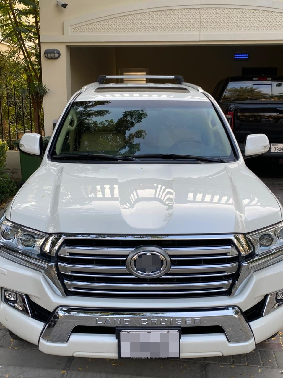 Toyota Land Cruiser 2010-2023 Roof Rack Cross Bar Metal Bracket Flush Rail Siyah