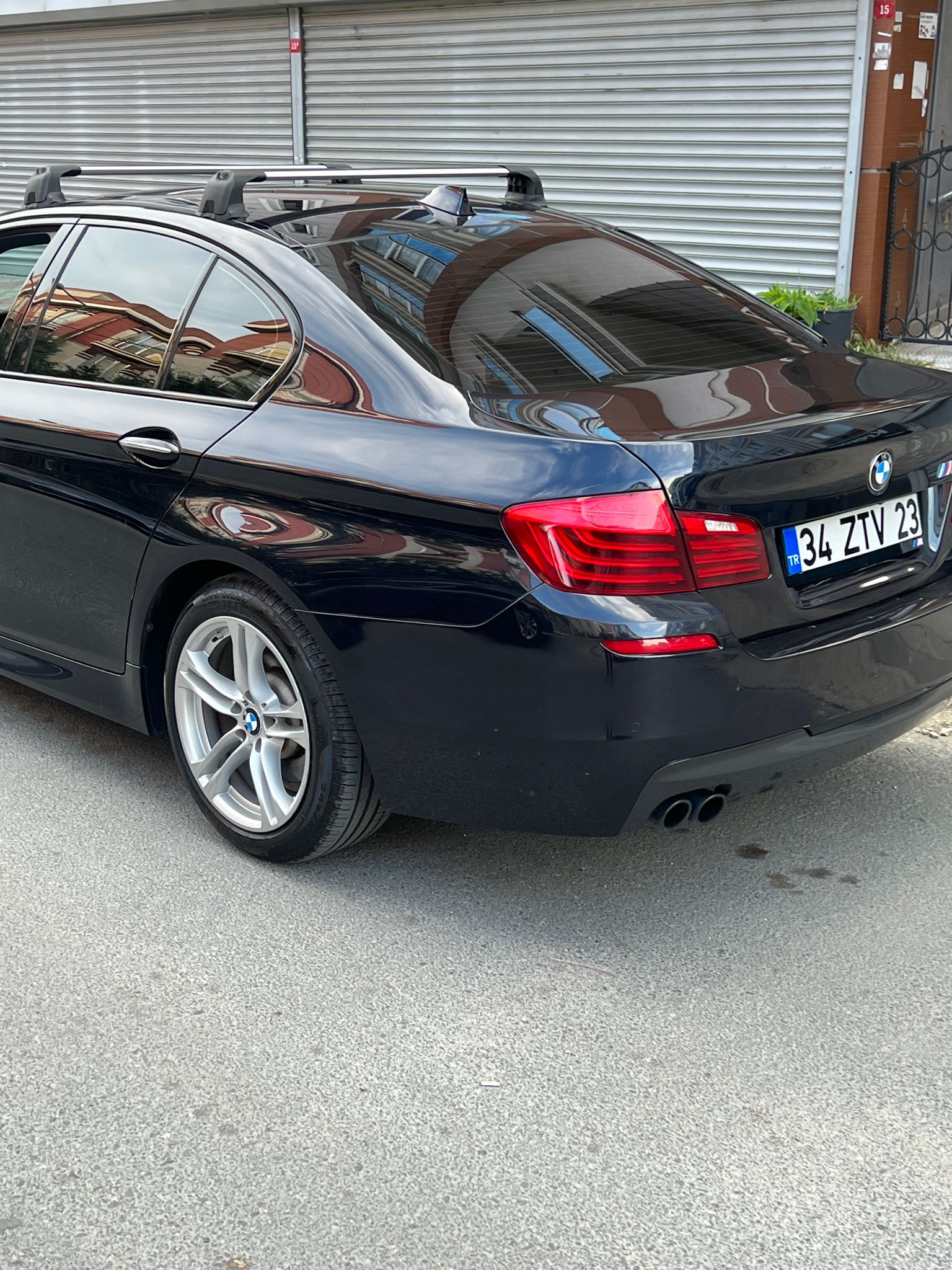Bmw 5 Serisi Sedan F10 (2009-2017) Ara Atkı Portbagaj Taşıyıcı - Paw Pro 3 Gri