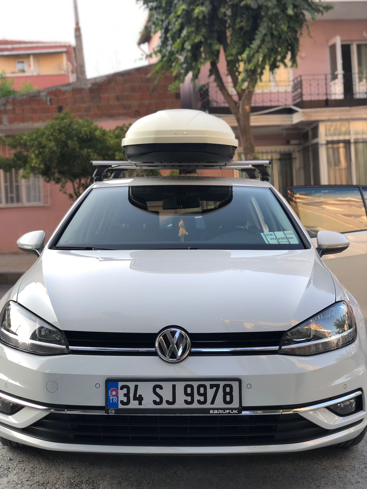 Volkswagen Golf 5D (Mk7) 2012-2019 Oluksuz Üst Tavan Portbagaj Taşıyıcı Ara Atkısı Toros Serisi Pro 4 Gri