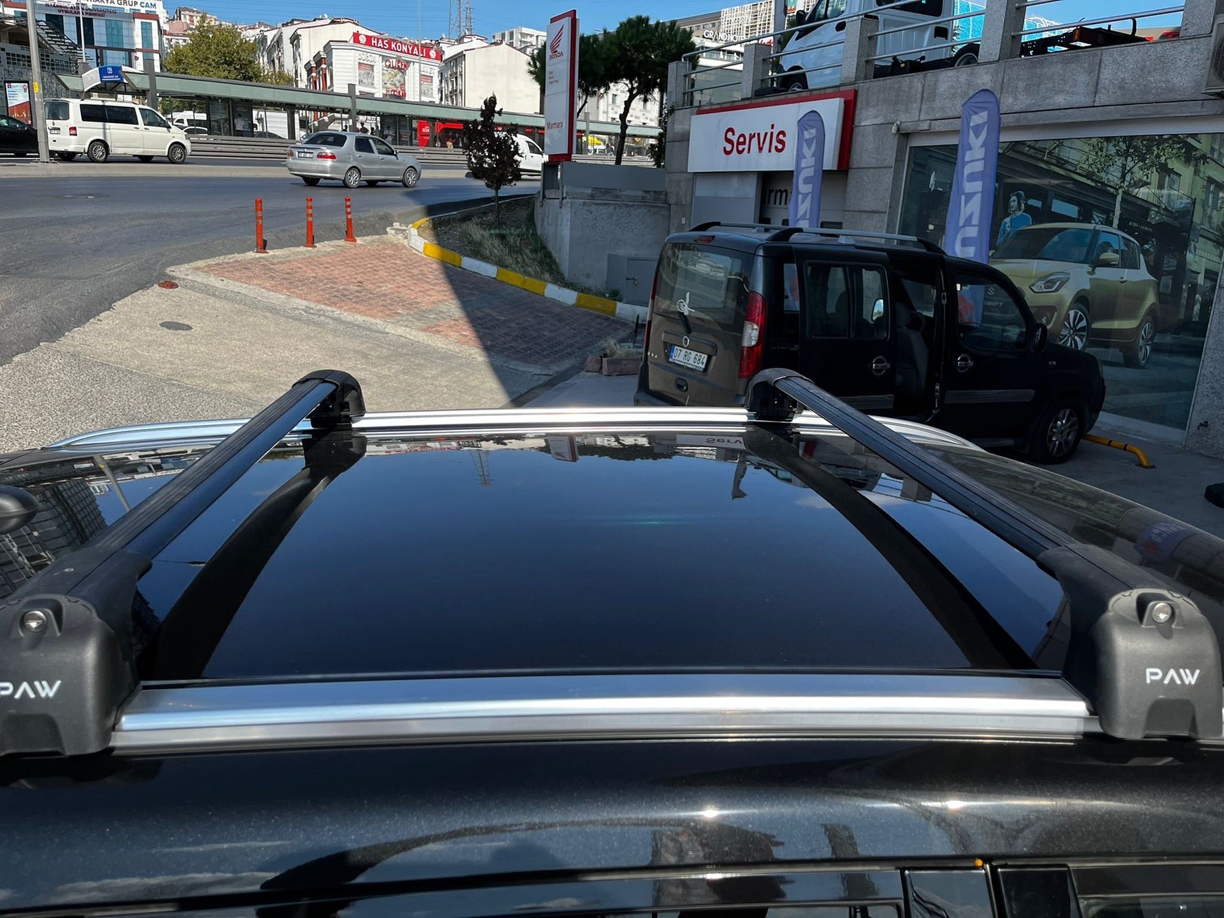 Suzuki Vitara 2015-2025 Portbagaj Taşıyıcı Ara Atkisi - Ara Çubuk Paw Pro 2 Siyah
