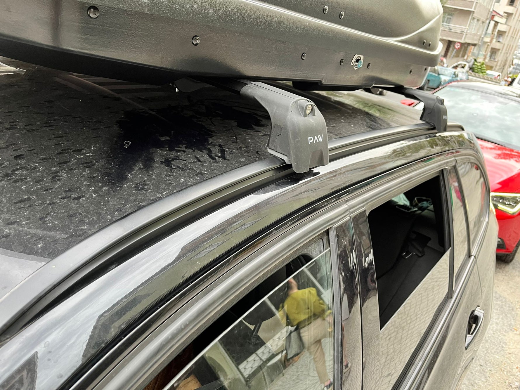 Bmw 3 Touring F31 2012-2019 Portbagaj Taşıyıcı Ara Atkisi - Ara Çubuk Paw Pro 2 Gri
