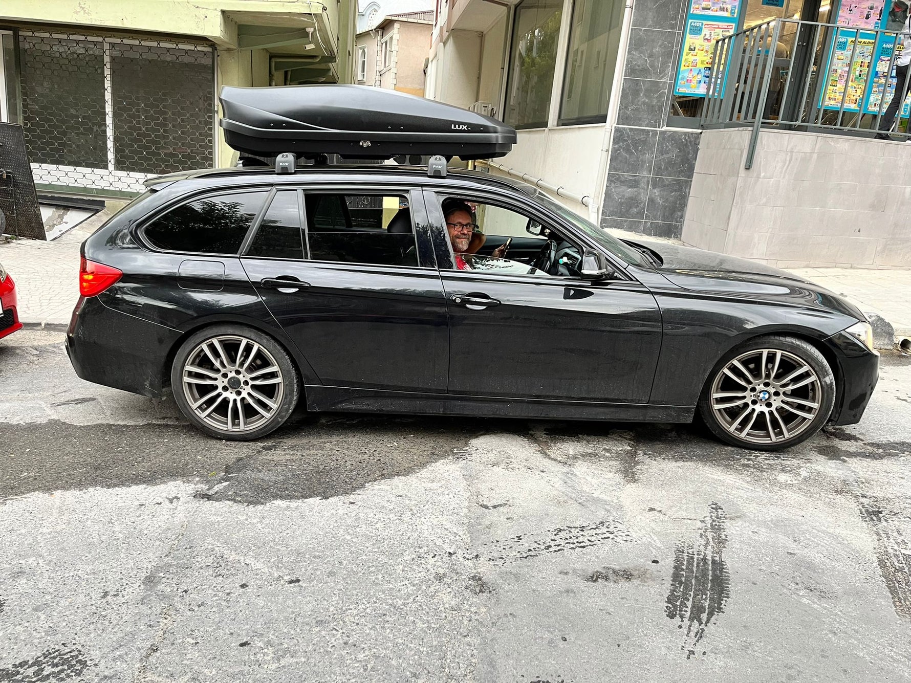 Bmw 3 Touring F31 2012-2019 Portbagaj Taşıyıcı Ara Atkisi - Ara Çubuk Paw Pro 2 Gri