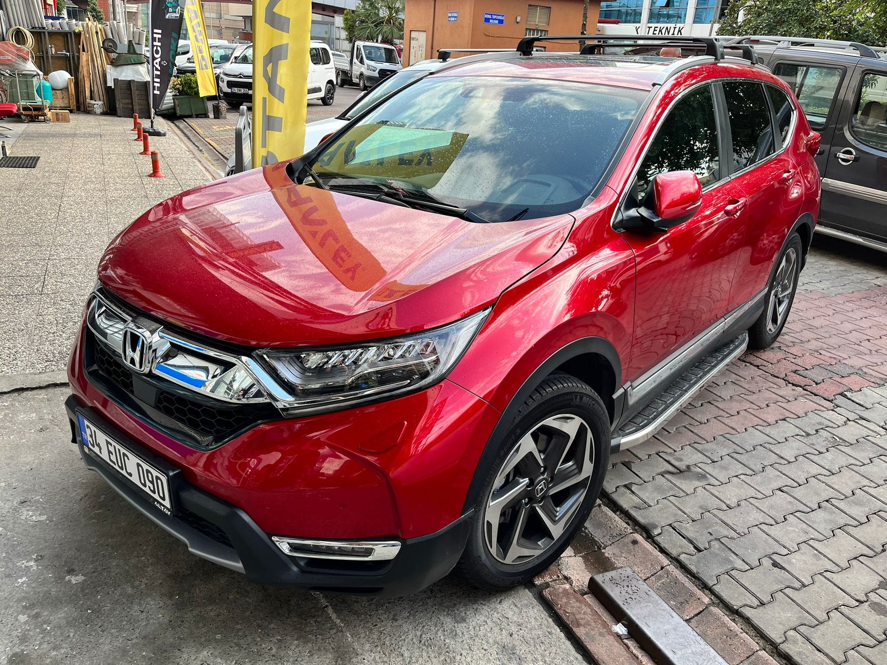 Honda Cr-V Mk5 2017-2022 Portbagaj Taşıyıcı Ara Atkisi - Ara Çubuk Paw Pro 2 Gri