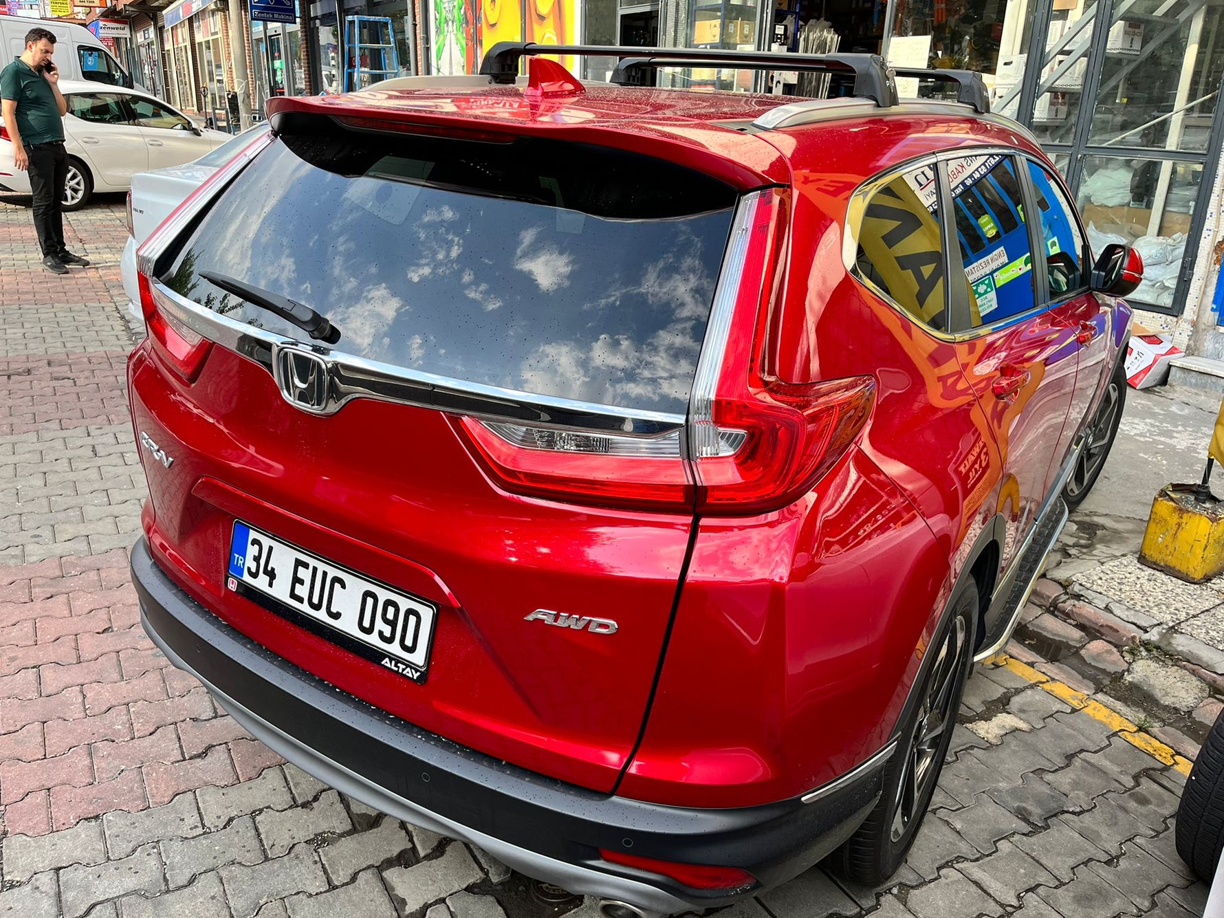 Honda Cr-V Mk5 2017-2022 Portbagaj Taşıyıcı Ara Atkisi - Ara Çubuk Paw Pro 2 Siyah