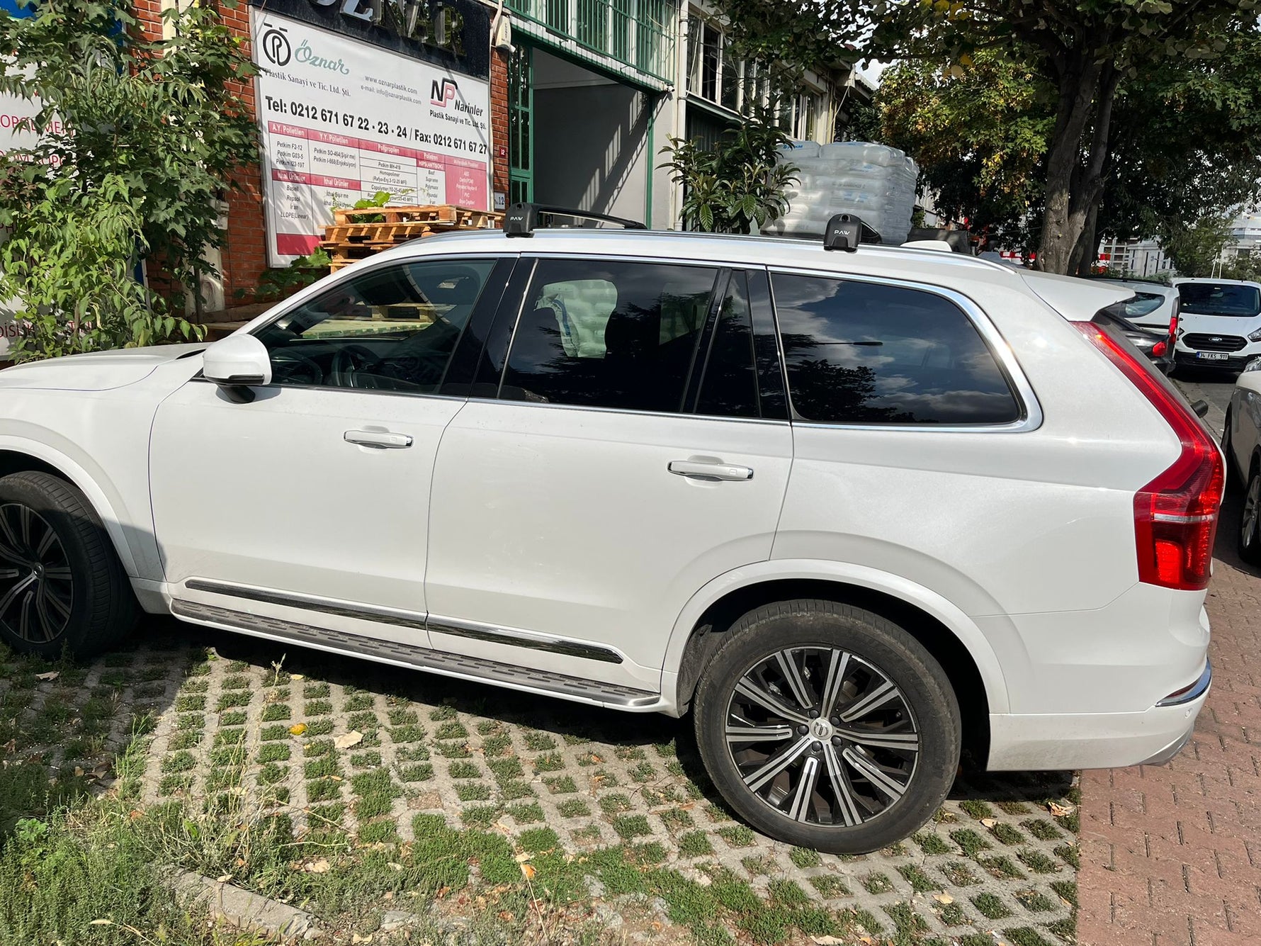 Volvo Xc90 2015-2025 Portbagaj Taşıyıcı Ara Atkisi - Ara Çubuk Paw Pro 2 Gri