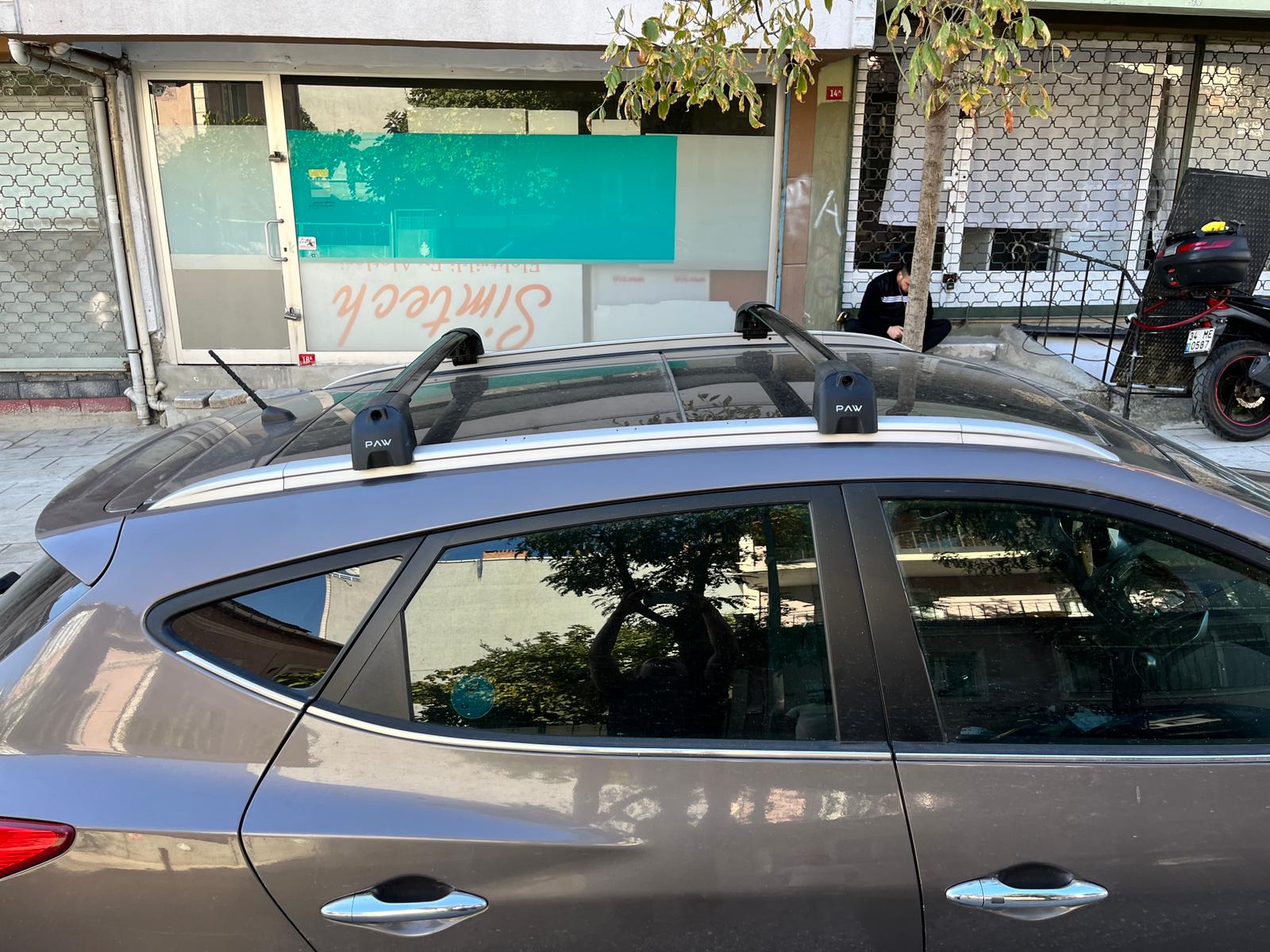 Hyundai İx35 2010-2015 Portbagaj Taşıyıcı Ara Atkisi - Ara Çubuk Paw Pro 2 Siyah