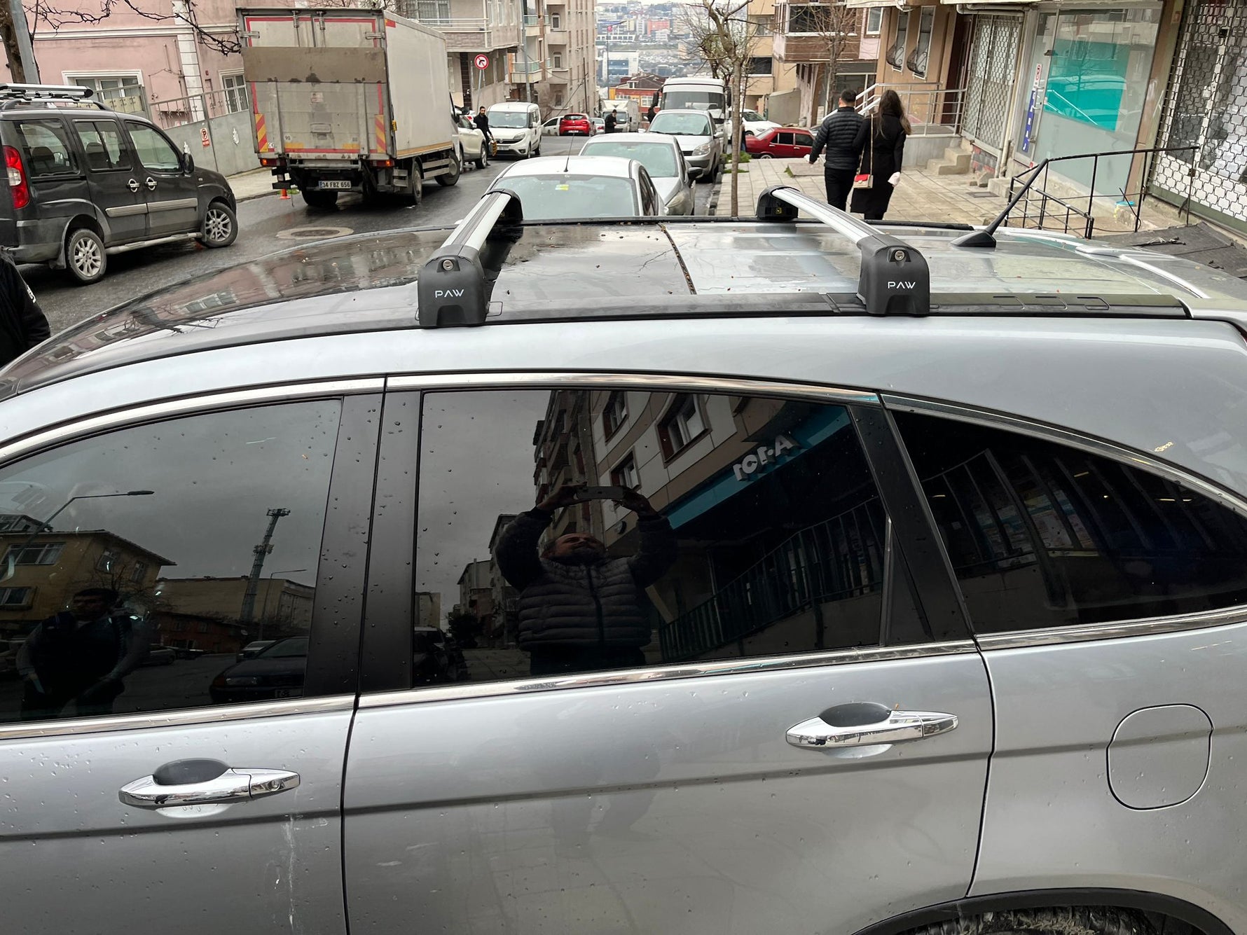 Honda Cr-V Mk3 2007-2012 Portbagaj Taşıyıcı Ara Atkisi - Ara Çubuk Paw Pro 2 Gri
