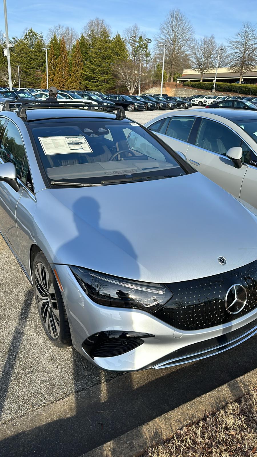 Paw Mercedes-Benz EQS Sedan (2021-2025) Ara Atkı Portbagaj Taşıyıcı - Pro 3 Gri