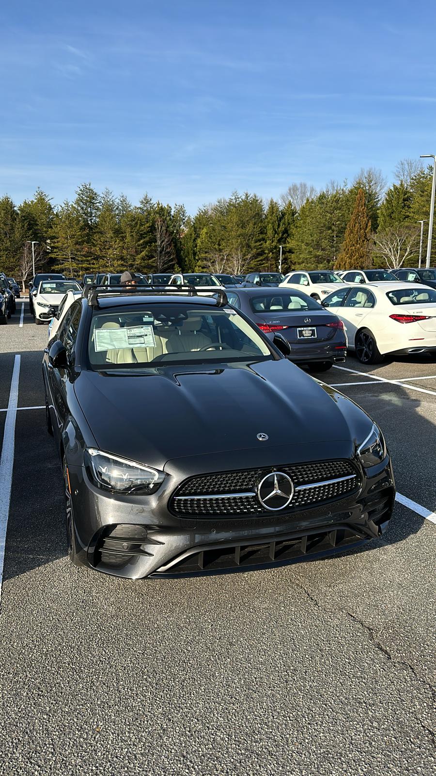 Mercedes-Benz E-Serisi W213 (2017-2023) Ara Atkı Portbagaj Taşıyıcı - Pro 3 Siyah