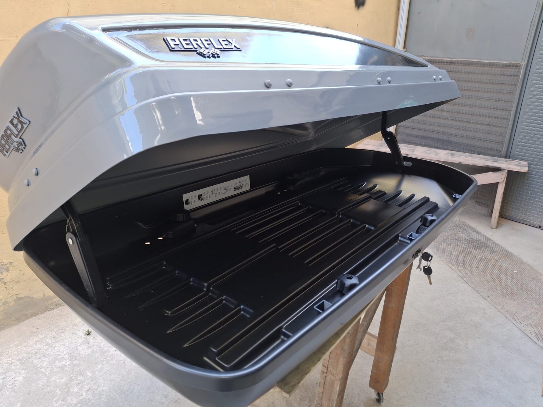 Perflex 450L Tavan Bagajı ve Portbagaj Çantası-Gri
