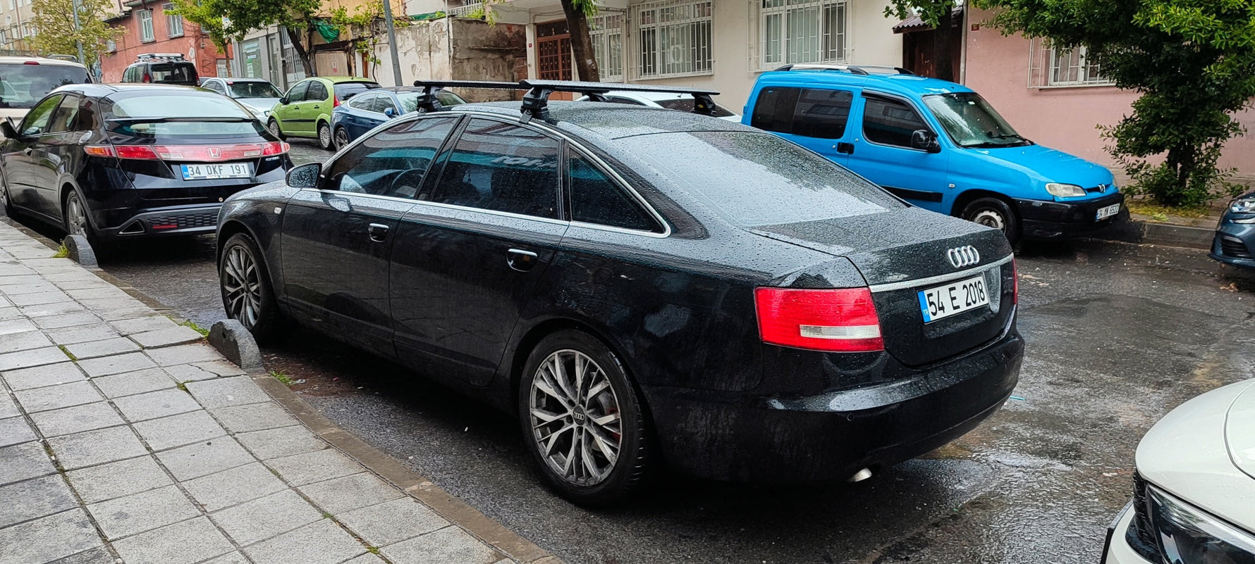 Audi A6/S6/Rs6 C6 Sedan 2005-2011 Oluksuz Üst Tavan Portbagaj Taşıyıcı Ara Atkısı Toros Serisi Pro 4 Gri