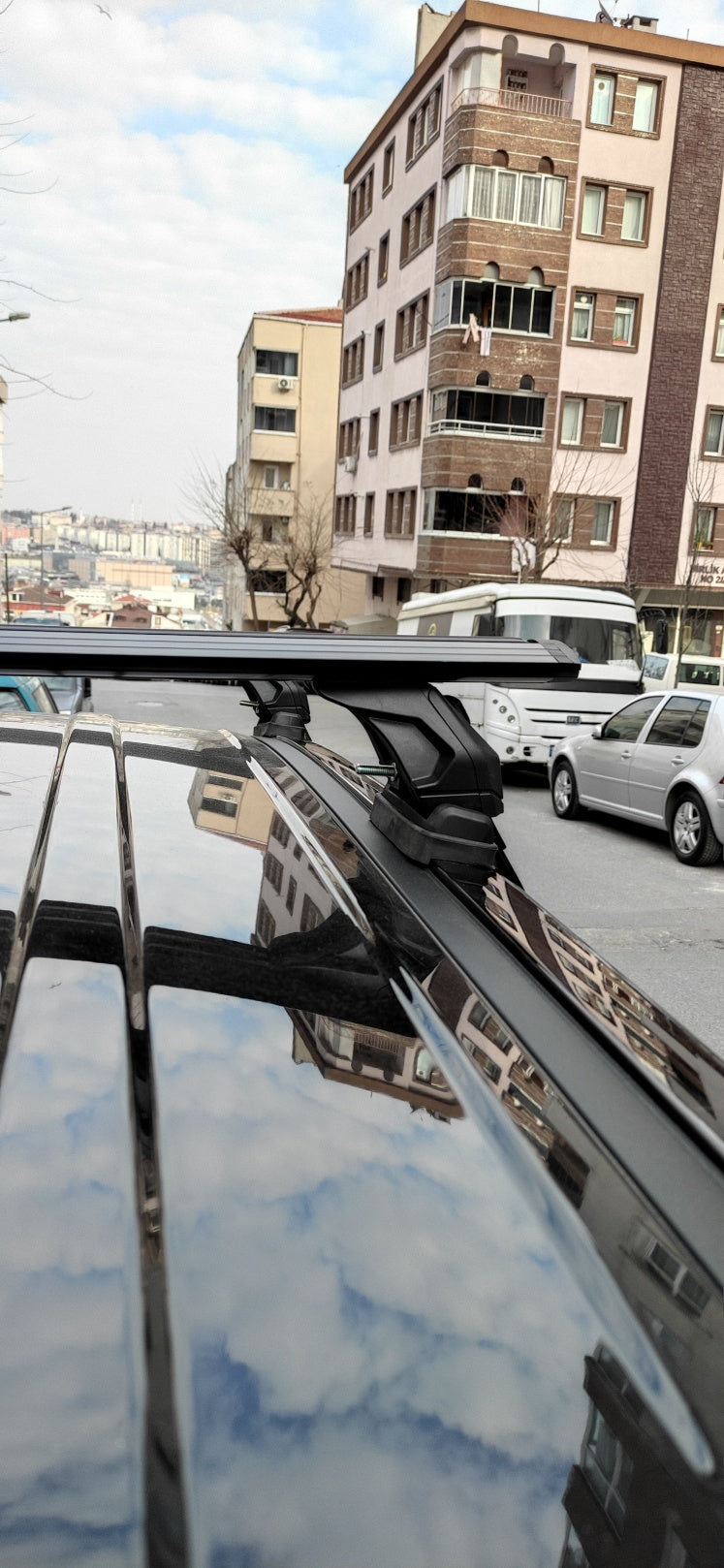 Ford Edge (Cd 539) 2015-2024 Oluksuz Üst Tavan Portbagaj Taşıyıcı Ara Atkısı Toros Serisi Pro 4 Siyah
