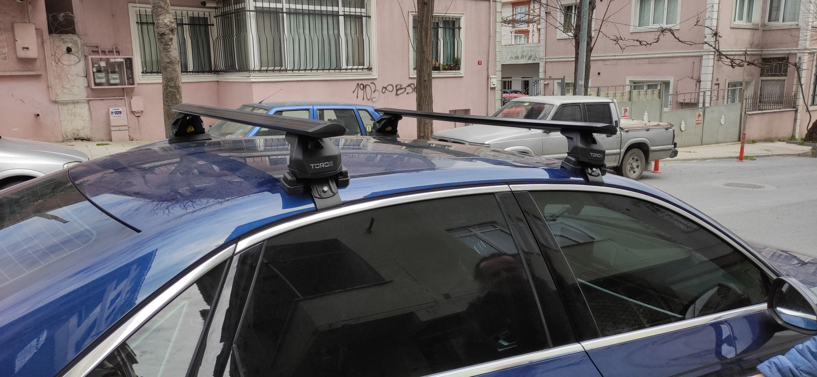 Audi A4 B9 2017-2025 Rack Cross Bars Normal Roof Alu Siyah