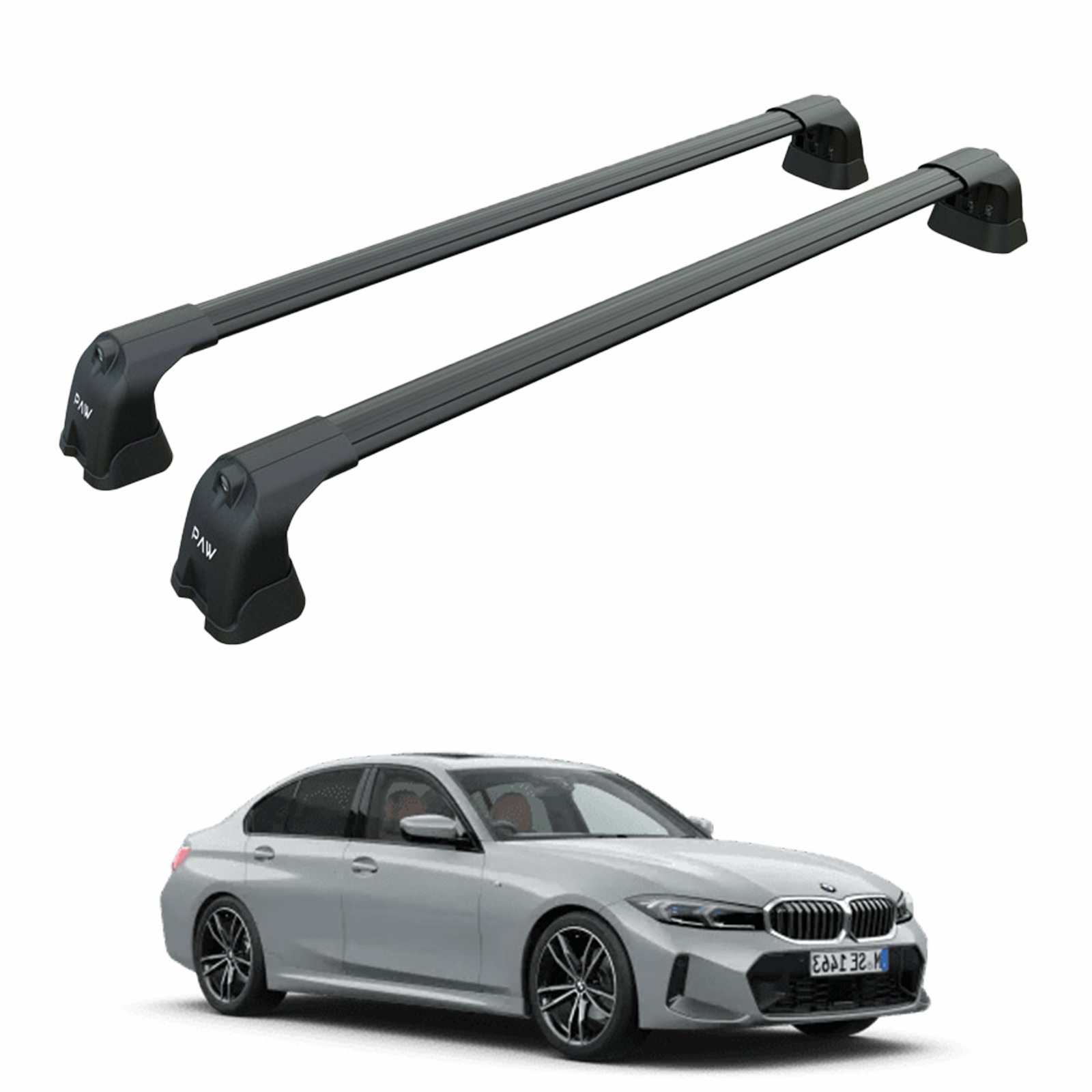 Bmw 5 Sedan G30 2016-2023 Portbagaj Taşıyıcı Ara Atkı Aparatı Paw Pro 3 Siyah
