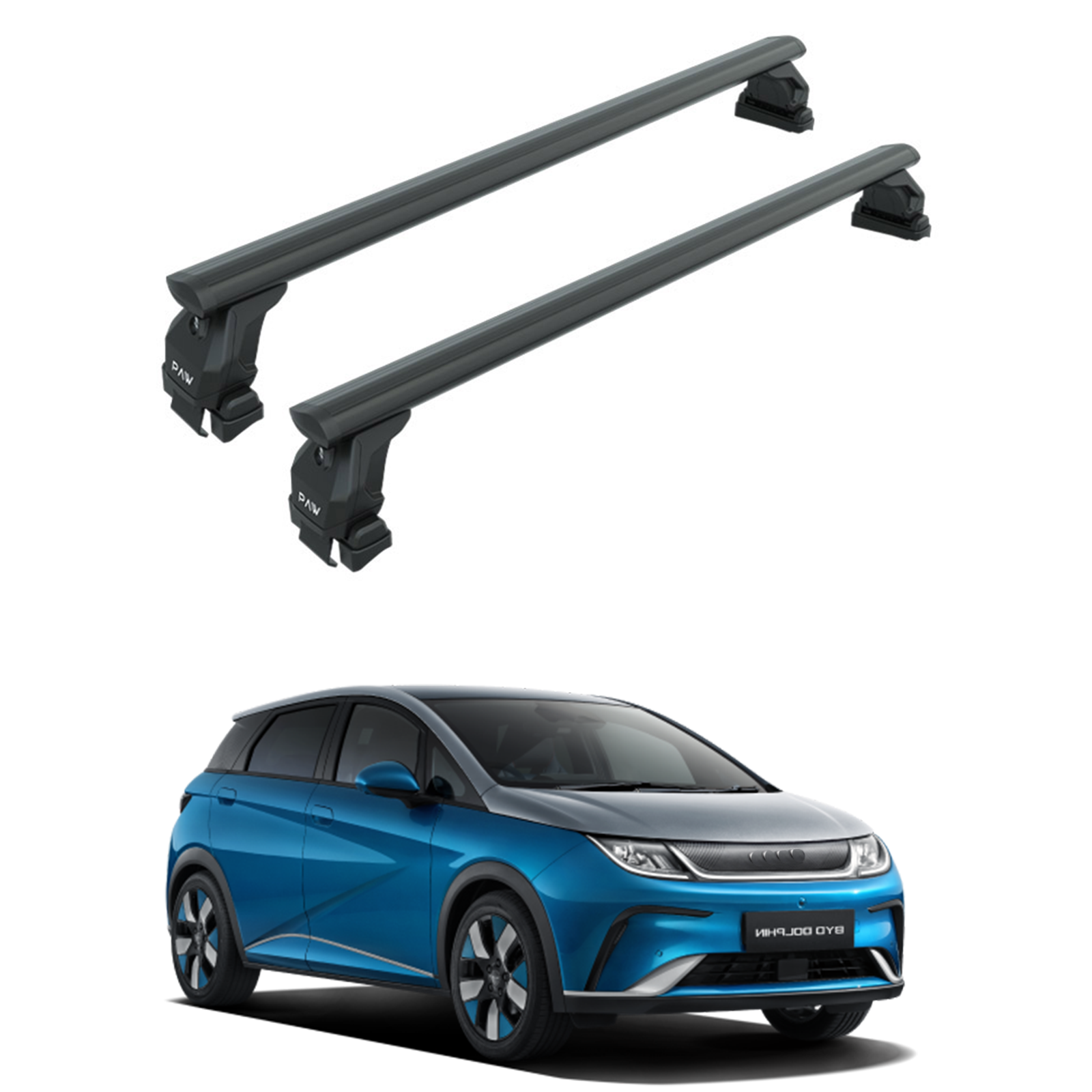 Byd Dolphin 2020-2025 Oluksuz Üst Tavan Portbagaj Taşıyıcı Ara Atkısı Toros Serisi Pro 4 Siyah