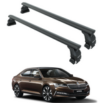 Skoda Superb Sedan B8 2015-2019 Oluksuz Üst Tavan Portbagaj Taşıyıcı Ara Atkısı Toros Serisi Pro 4 Siyah