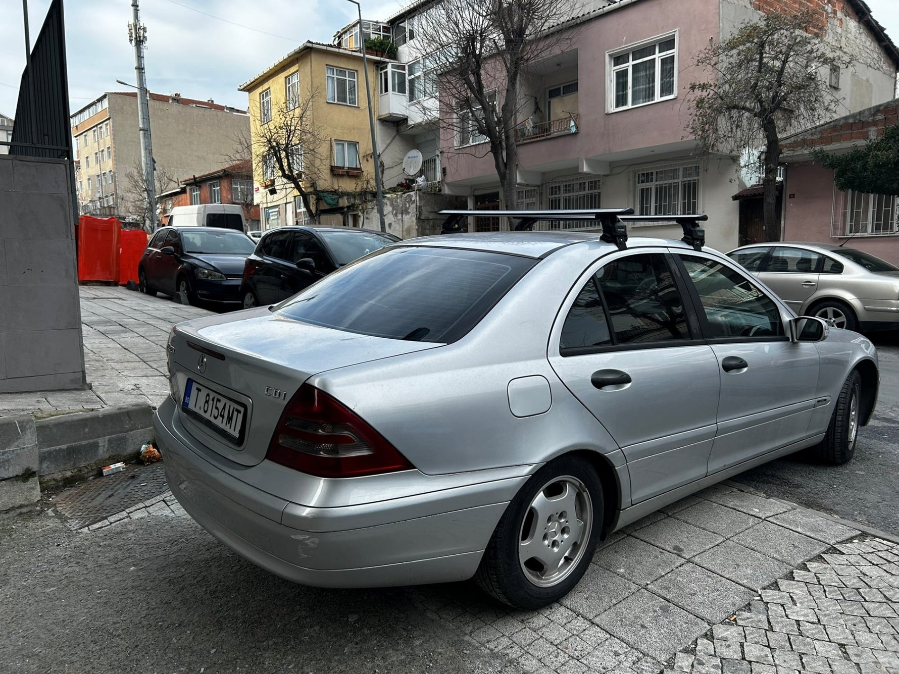 Mercedes C Sedan Serisi W203 Tavan Portbagaj Taşıyıcı Ara Atkısı Toros Pro 4 Gri