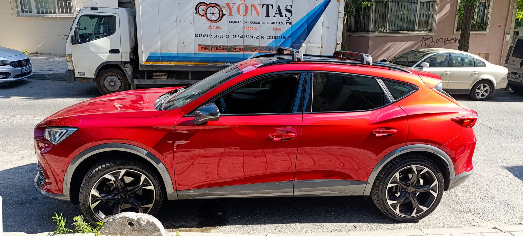 Cupra Formentor 2021-2025 Roof Rack System, Minium Cross Bar, Gri