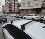 Volkswagen Polo 5D 2009-2014 Oluksuz Üst Tavan Portbagaj Taşıyıcı Ara Atkısı Toros Serisi Pro 4 Gri