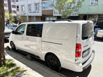 Citroen Jumpy Mk3 2016-2025 Kısa Şase Araç Üstü Alüminyum Tavan Yan Rayları Plus Serisi - Gri