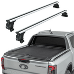 Ford Ranger Wildtrak (2023-2025) Kasa Üstü Bed Rack Taşıyıcı Bar – Gri | Kilitli Sistem | Vida Montajlı