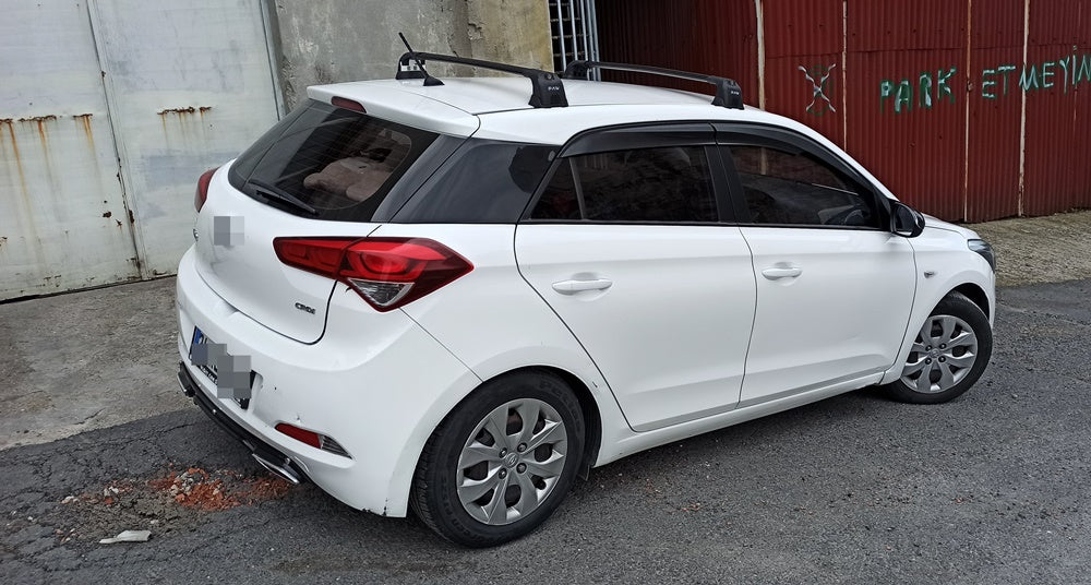 Paw Hyundai i20 (GB) 2014-2020 Cross Bar Roof Rack Carrier - Pro 3 Black