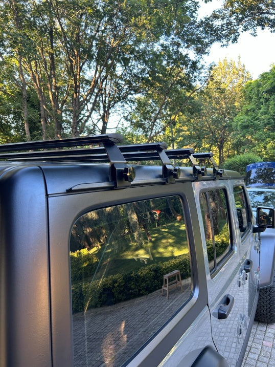 Jeep Wrangler Jk 2007-2018 Yagmur Oluklu Üst Tavan Taşıyıcı Ara Atkısı Paw Siyah