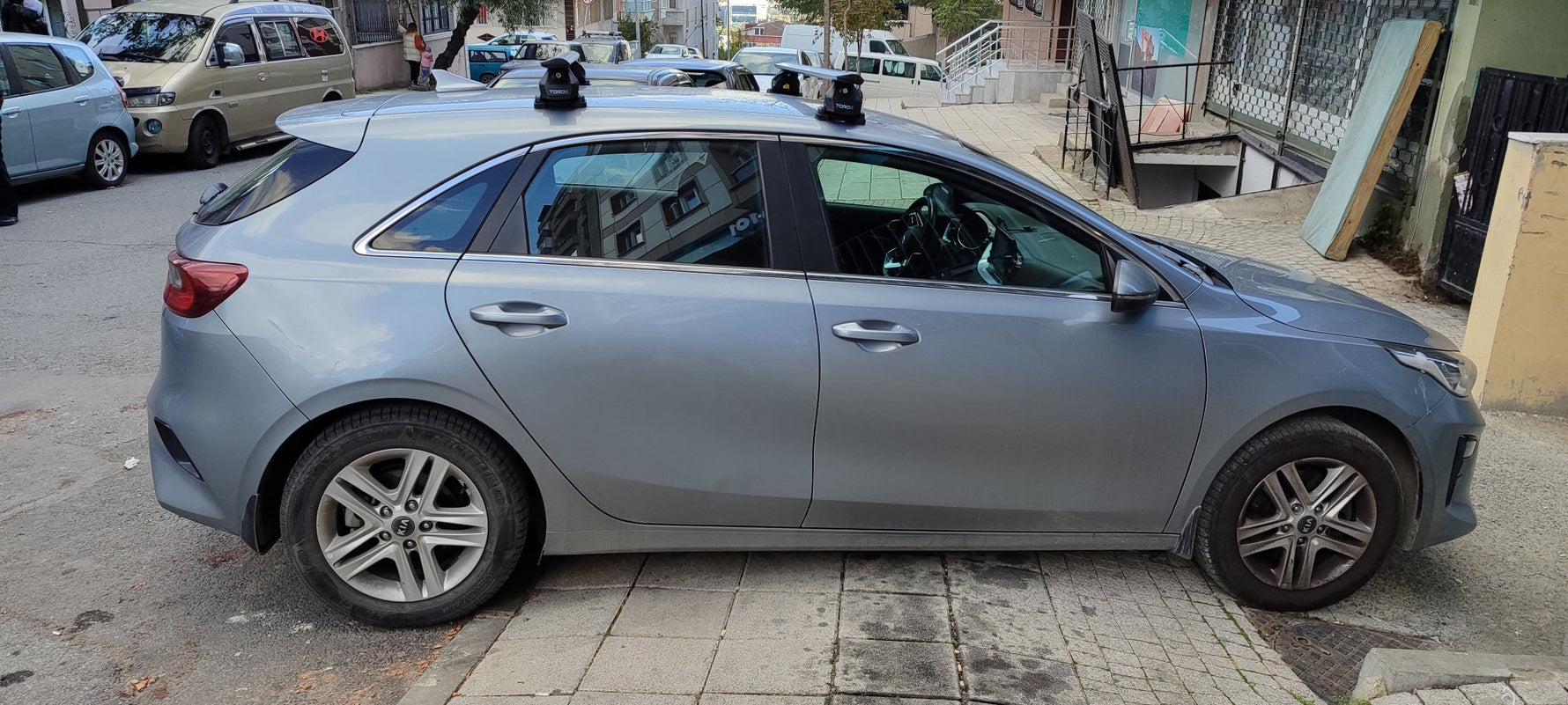 Paw Kia Ceed (JD) 2012-2018 Ara Atkı Portbagaj Taşıyıcı - Pro 3 Gri
