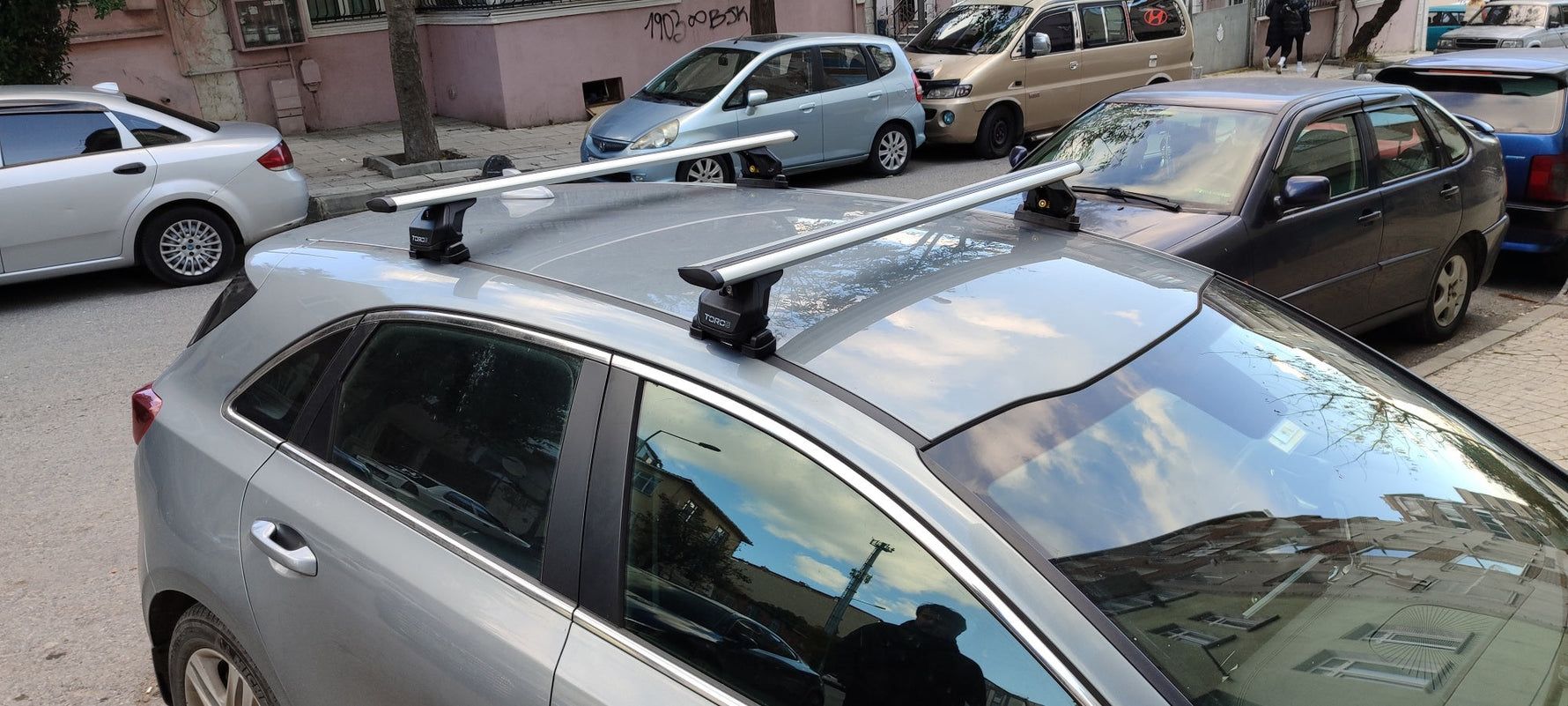 Paw Kia Ceed (JD) 2012-2018 Ara Atkı Portbagaj Taşıyıcı - Pro 3 Gri