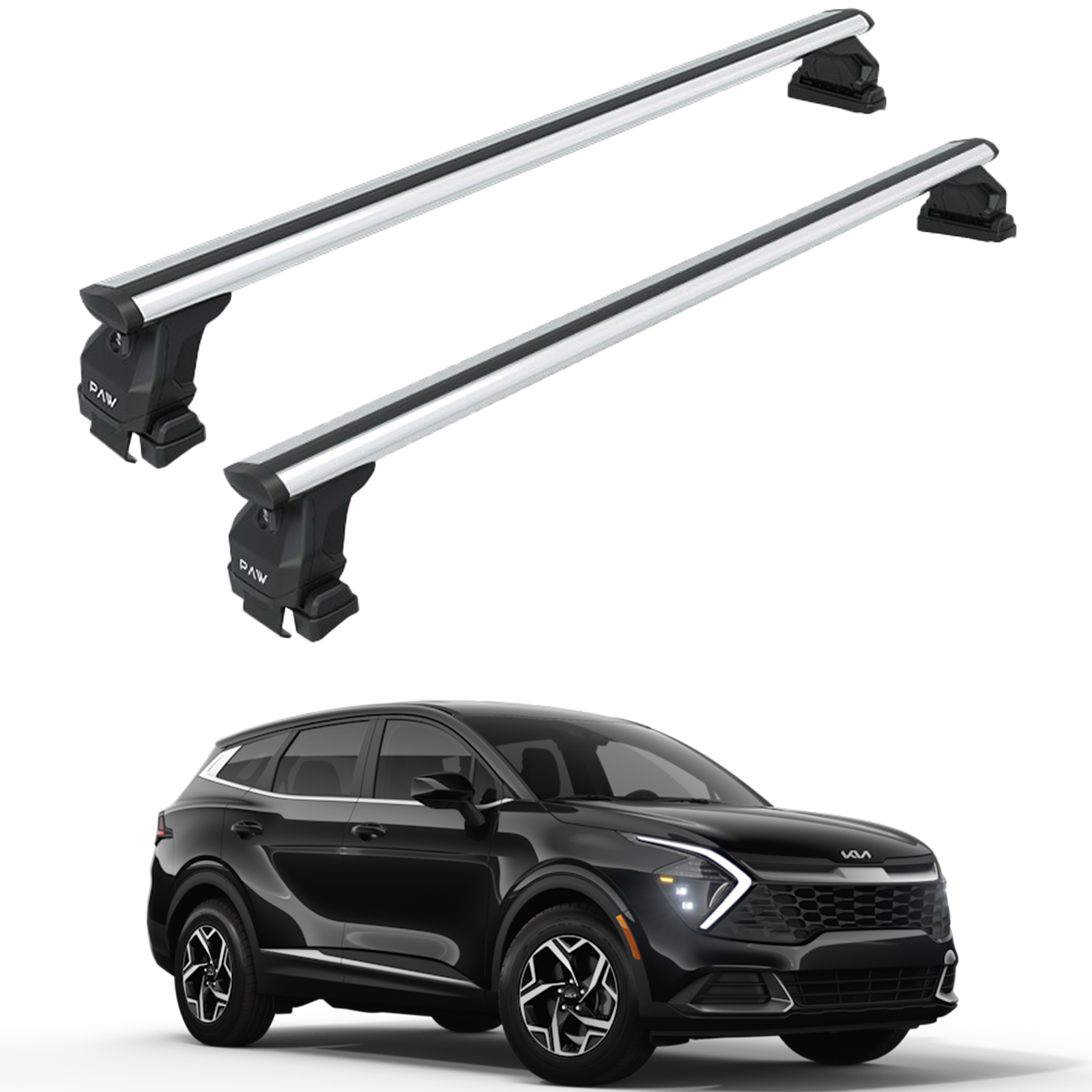 Kia Sportage 2022-2025 Oluksuz Üst Tavan Portbagaj Taşıyıcı Ara Atkısı Toros Serisi Pro 4 Gri