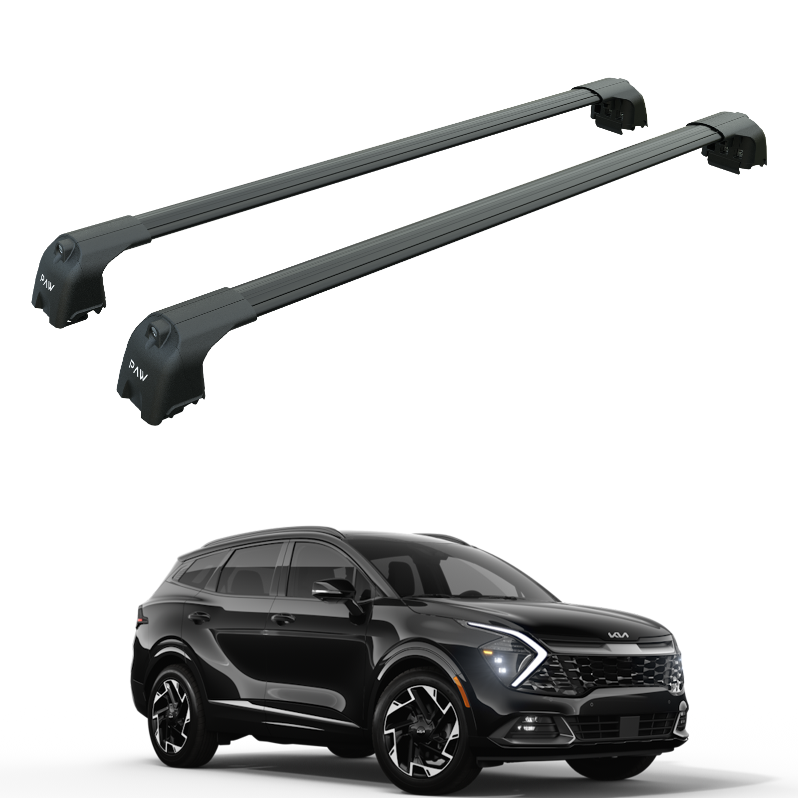 Kia Sportage 2022-2025 Portbagaj Taşıyıcı Ara Atkisi - Ara Çubuk Paw Pro 2 Siyah