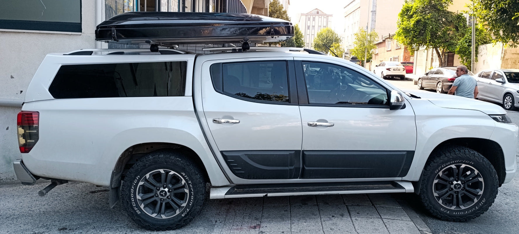 Mitsubishi L200 Mk5 2019-2025 Aleminyum Üst Tavan Taşıyıcı Plus Serisi Gri