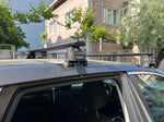 Nissan Qashqai J11 2013-2021 Oluksuz Üst Tavan Portbagaj Taşıyıcı Ara Atkısı Toros Serisi Pro 4 Gri