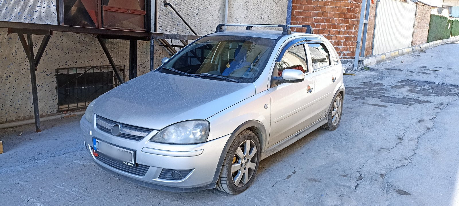Opel Corsa C 2001-2007 Portbagaj Taşıyıcı Ara Atkı Aparatı Paw Pro 3 Gri