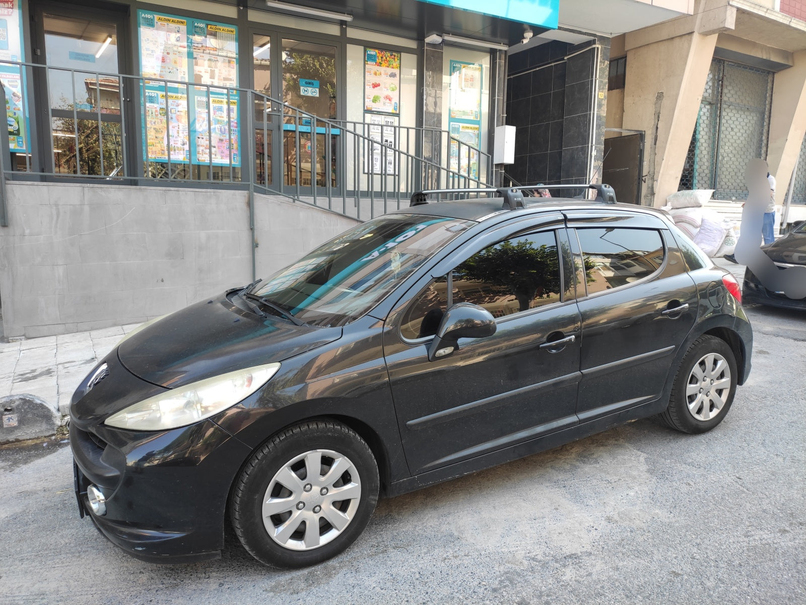 Paw Peugeot 207 (2006-2012) Ara Atkı Portbagaj Taşıyıcı - Pro 3 Gri