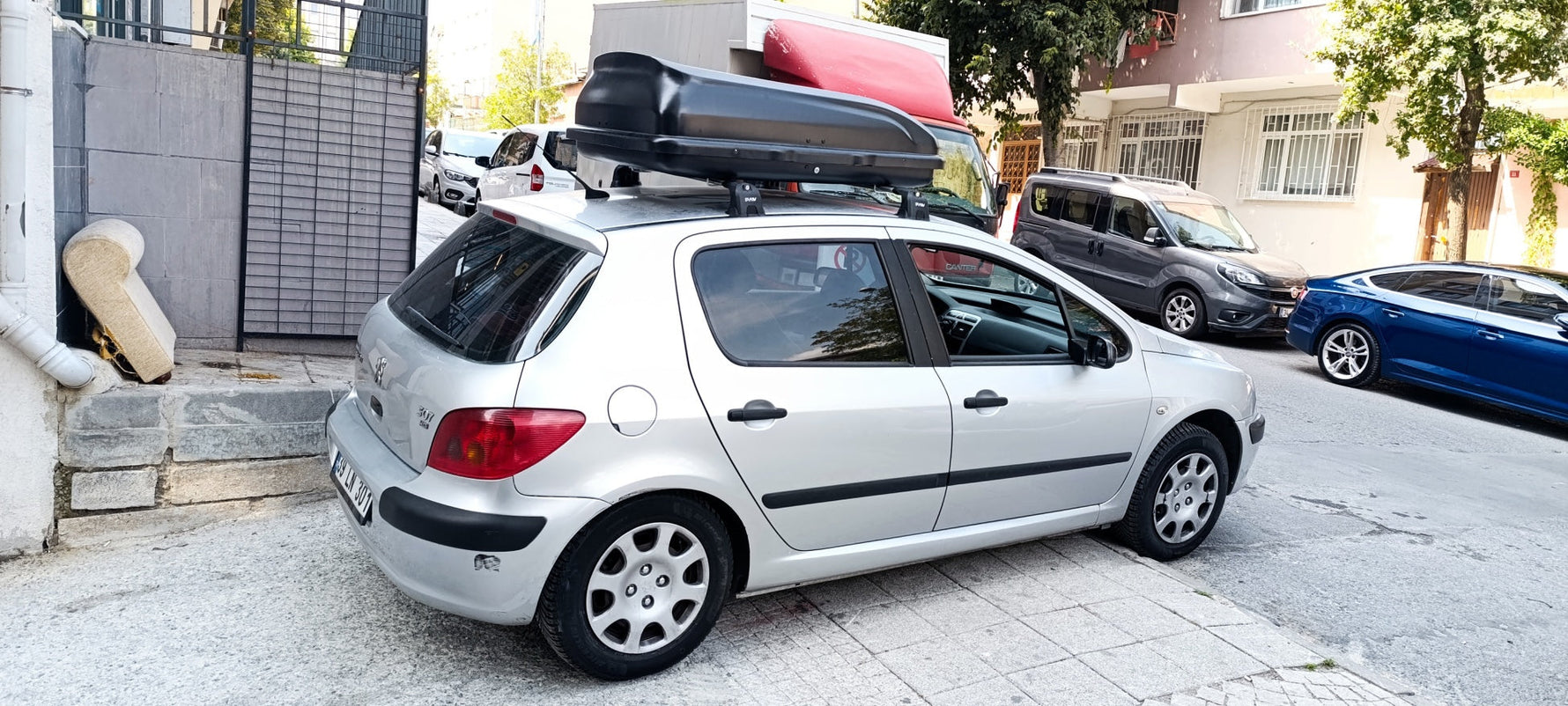 Paw Peugeot 307 (2002-2008) Ara Atkı Portbagaj Taşıyıcı - Pro 3 Gri