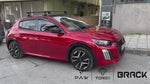 Peugeot 208 (2012-2019) Portbagaj Taşıyıcı Ara Atkısı Toros Pro 4, Siyah