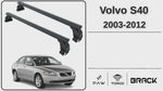 Volvo S40 2003-2012 Taşıyıcı Ara Atkısı Tavan Sistemleri Toros Fix Pro Siyah