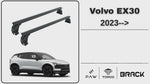 Volvo EX30 (2026+) Tavan Portbagaj Taşıyıcı Ara Atkısı Toros Pro 4 Siyah