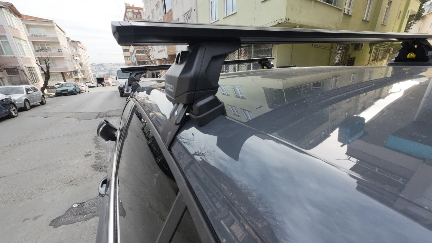 Volkswagen Golf Hb Mk8 2020-2025 Oluksuz Üst Tavan Portbagaj Taşıyıcı Ara Atkısı Toros Serisi Pro 4 Gri